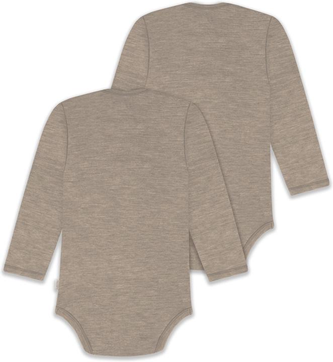 Produktbild Normani 2er Pack Baby Merino Body Langarm „Auckland" - 9377 (86)
