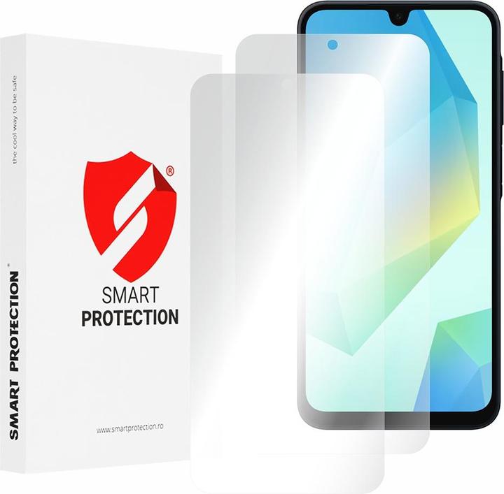 Actual product image Smart Protection - Premium Classic (2 pack) - Samsung Galaxy A16 4G / A16 5G - Clear (2 Piece, Samsung Galaxy A16, Samsung Galaxy A16 5G)