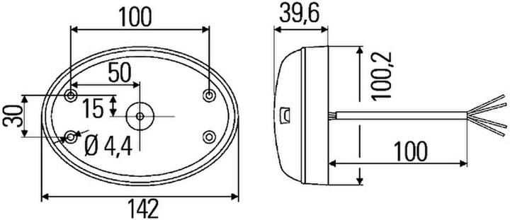 Actual product image Hella Tail light LED for DAF