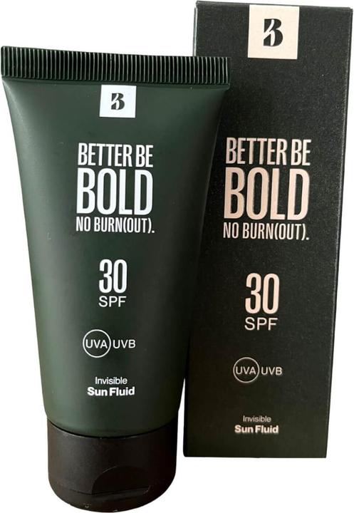 Actual product image Better be bold Sun fluid- Sun cream for bald head and face (Sun cream face, SPF 30, 50 ml)