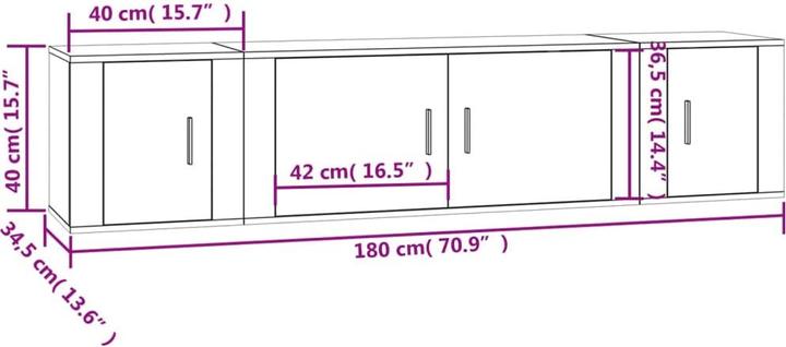 Produktbild VidaXL Elio (100 x 34.5 x 40 cm)