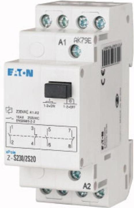 Actual product image Eaton Impulse switch top-hat rail Z-S109/WW 2 changeover contacts 16 A 1 pc.