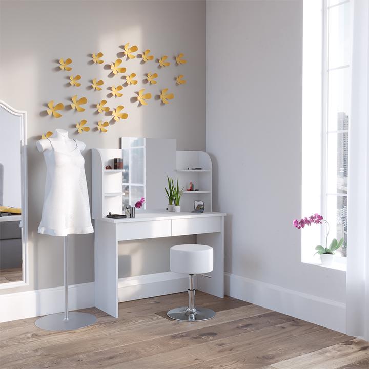 Actual product image Vicco Charlotte with stool (108 x 40 x 139 cm)
