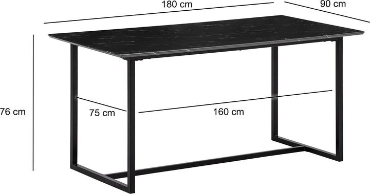 Image du produit Wohnling 180x90x76 (180 x 90 x 76 cm)