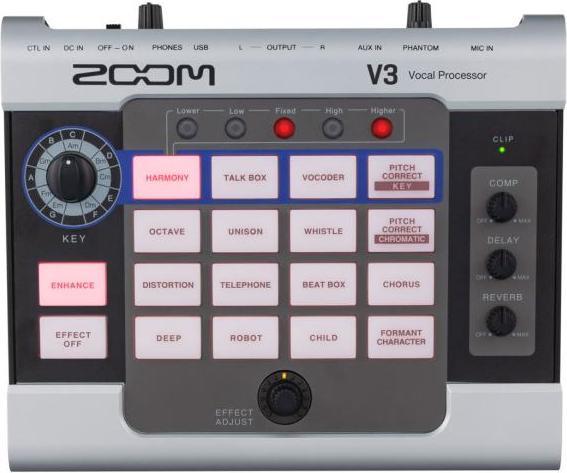 Produktbild Zoom V3 Vocal Effektgerät mit SGV-6 Mikrofon mit Kabel