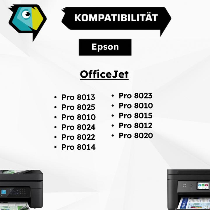 Produktbild Inkadoo kompatible Druckerpatrone als Ersatz zu HP 3YL81AE / 912XL Tintenpatrone