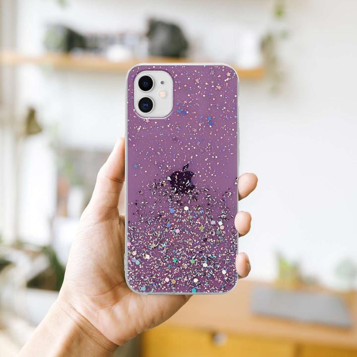 Image du produit Cadorabo Couverture TPU paillettes scintillantes (Apple iPhone 11 Pro)