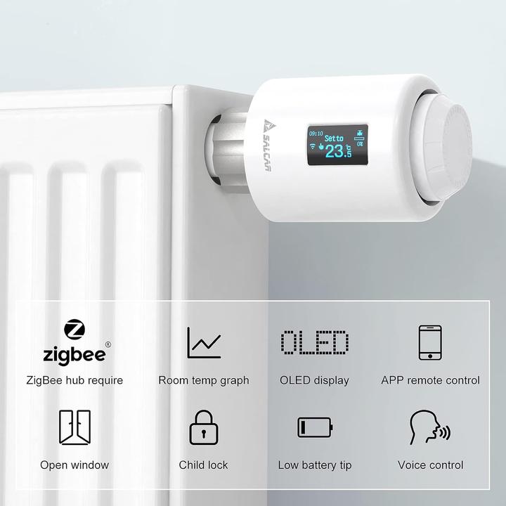 Produktbild Salcar Smartes Heizkörperthermostat-Set