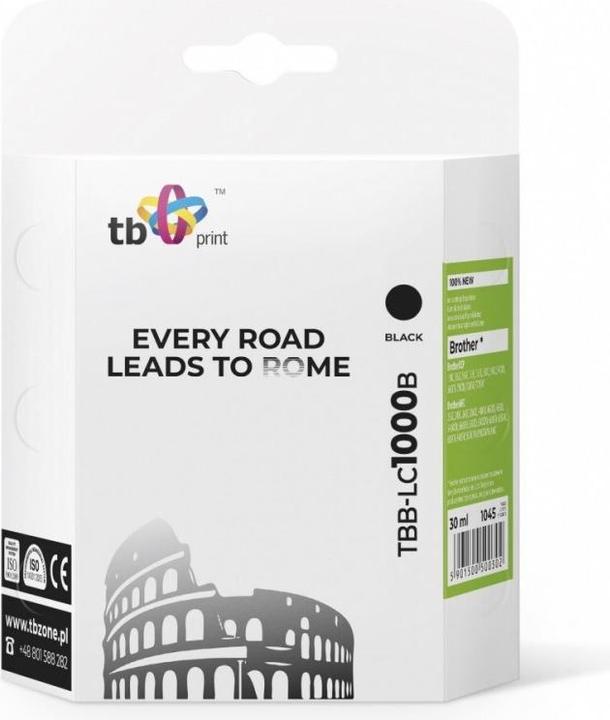 Actual product image Tusz do Brother LC1000BK TBB-LC1000B BK 100% nowy