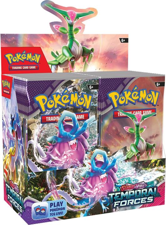 Immagine prodotto Pokémon Temporal Forces (Inglese, Display del booster)