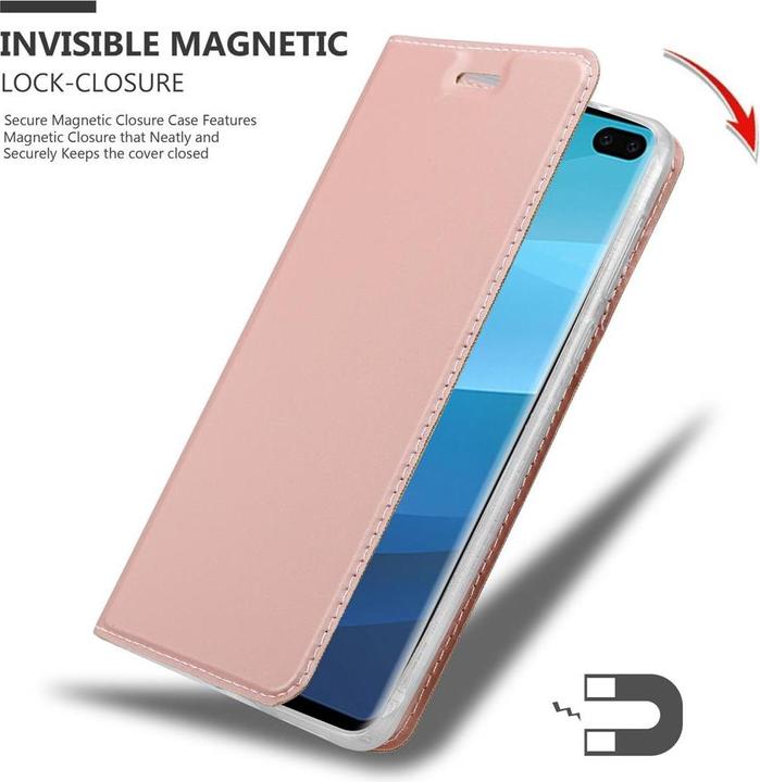 Actual product image Cadorabo Book Classy Style Cover (Samsung Galaxy S10+)