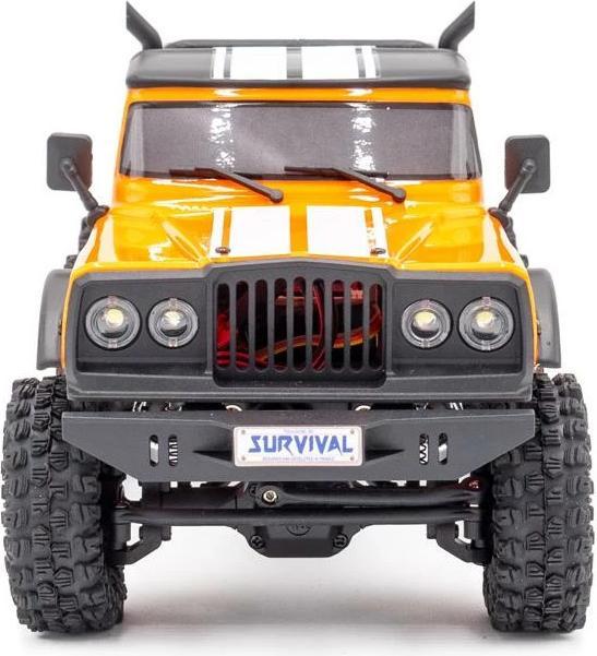 Actual product image Hobbytech Scale Crawler CRX18 Flat Cage 6x6 Orange, RTR, 1:18 (RTR Ready-to-Run)
