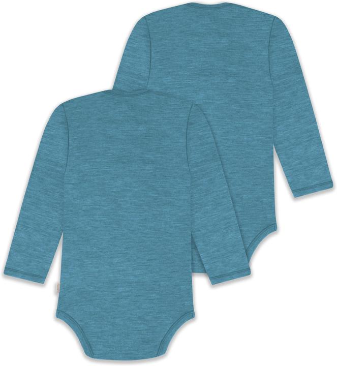Produktbild Normani 2er Pack Baby Merino Body Langarm „Auckland" - 9377 (92)