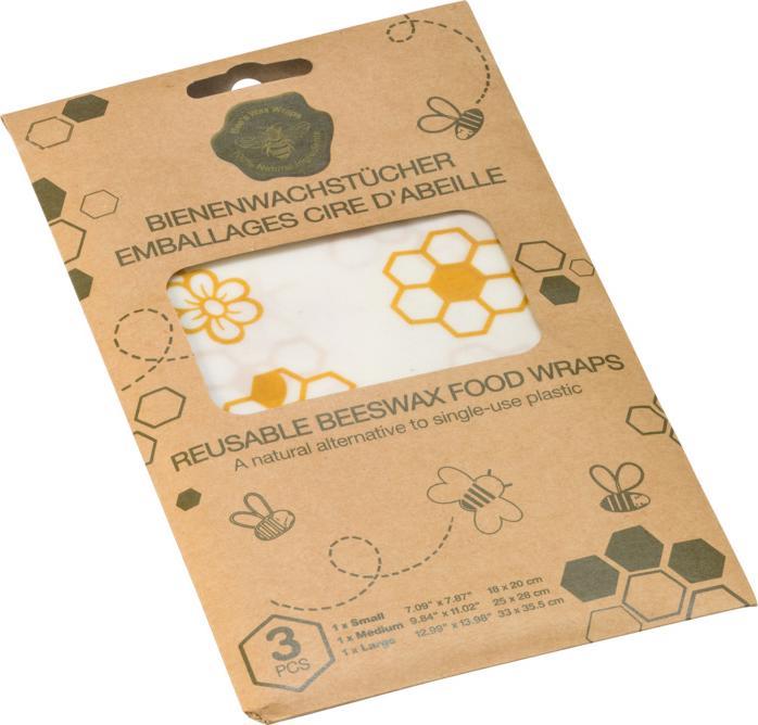 Actual product image Nuts Beeswax cloths (3 x)