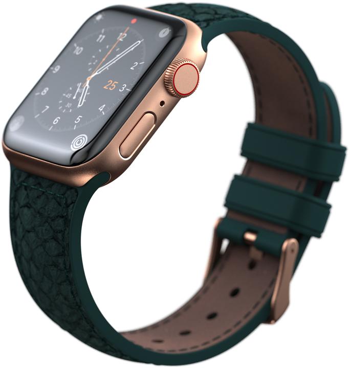 Actual product image Njord Jord Watch Strap For (44 mm, 45 mm, Vegan Leather, Salmon leather, Stainless steel fastener)