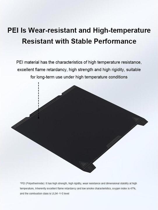 Actual product image Creality Printing Platform K1 Fine PEI Building Plate 235 x 235 mm (Printing bed)