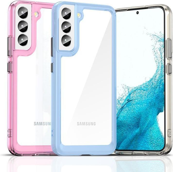 Actual product image Hurtel Outer Space Case for Samsung Galaxy S23 cover with a flexible frame blue (Samsung Galaxy S23)