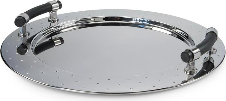 Produktbild Alessi Serviertablett silberfarben