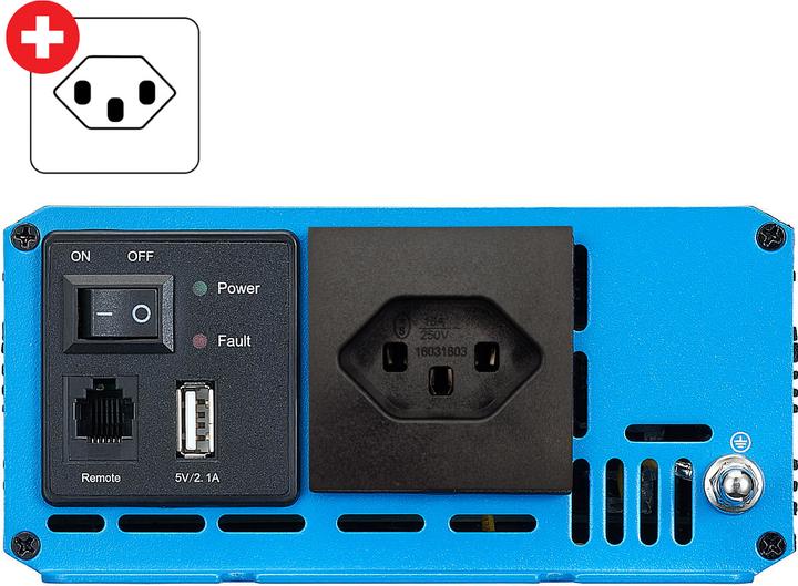 Actual product image Ective SI 10 Sinus-Wechselrichter 1000W 12V (CH-Stecker)