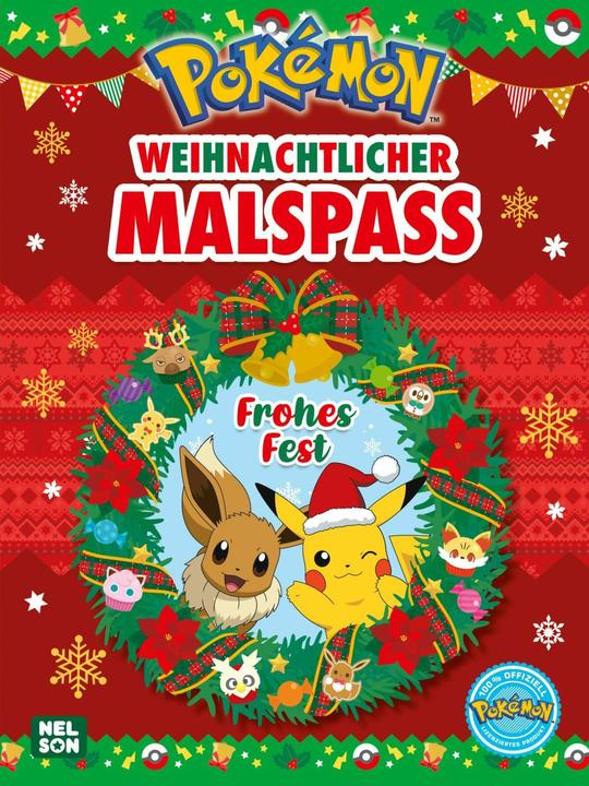 Image du produit Livre d'activités Pokémon : le plaisir du coloriage de Noël