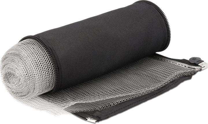Actual product image Delock EMC braided shielding sleeving with zipper heat resistant 1 m x 50 mm black (Cable conduit, 100 cm)
