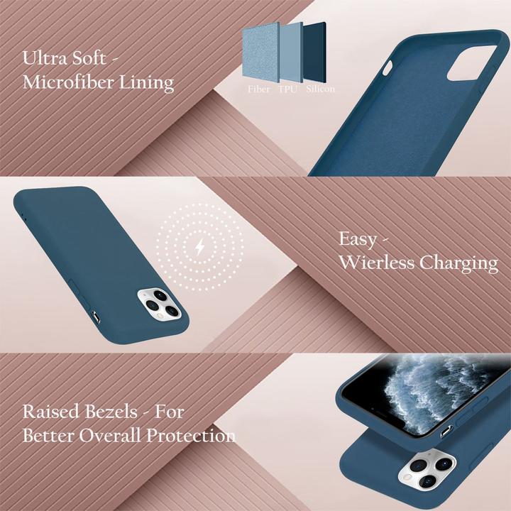 Immagine prodotto Cadorabo Copertura della cassa del silicone liquido TPU (Apple iPhone 11 Pro)