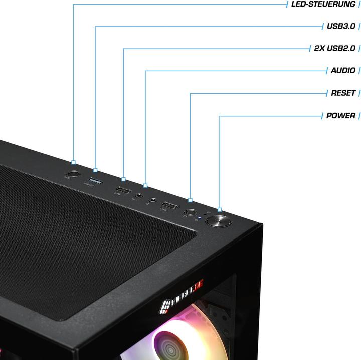 Produktbild Kiebel Viper V (AMD Ryzen 7 5700G, 32 GB, 2000 GB)