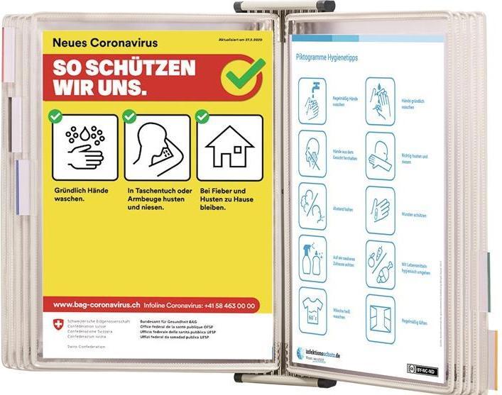 Actual product image Tarifold 414502 Document display carousel wall portrait (A4, 1 x)