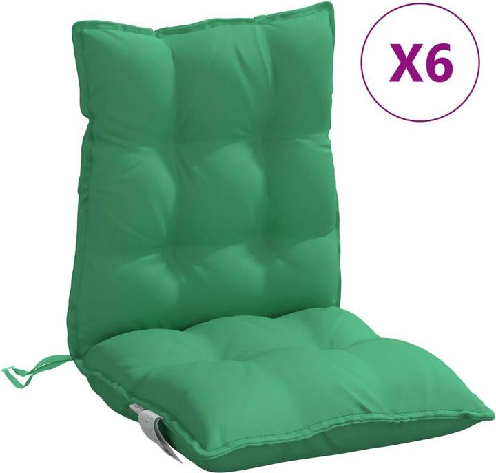 Produktbild VidaXL Niedriglehner-Auflagen 6 Stk. Oxford-Gewebe (100 x 50 x 7 cm)