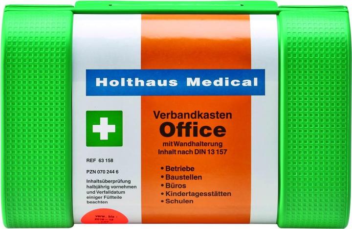Actual product image Holthaus Medical First Aid Box Office DIN 13157 green (First aid box)
