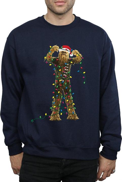 Immagine prodotto Star Wars Chewbacca Christmas Lights Felpa Uomo (XXL)