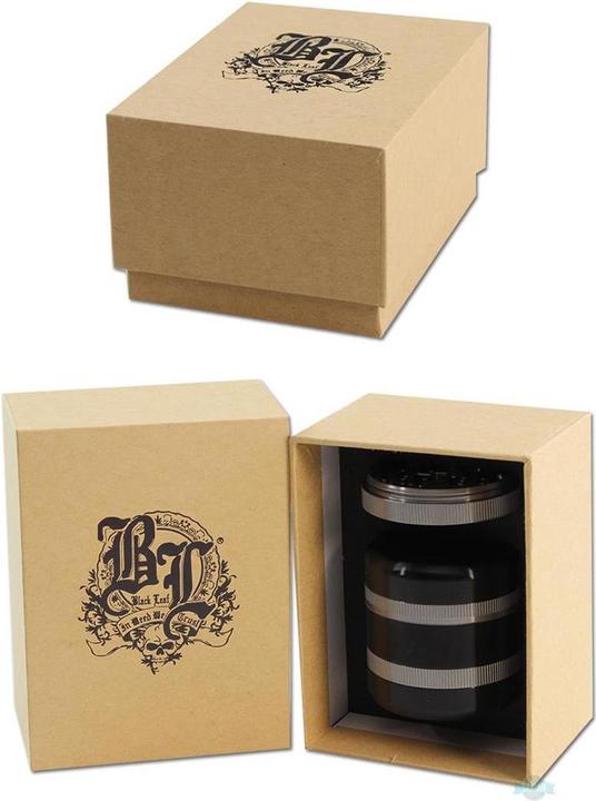 Actual product image Black Leaf Grinder CNC 5-piece