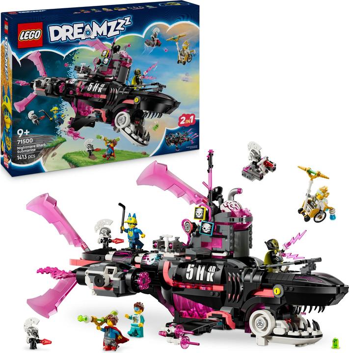 Produktbild LEGO Albtraumhai-U-Boot (71500, LEGO Dreamzzz)
