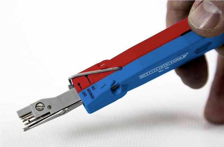 Produktbild Weicon Anlegewerkzeug LSA Sensor No.40 blau/rot (185 mm)