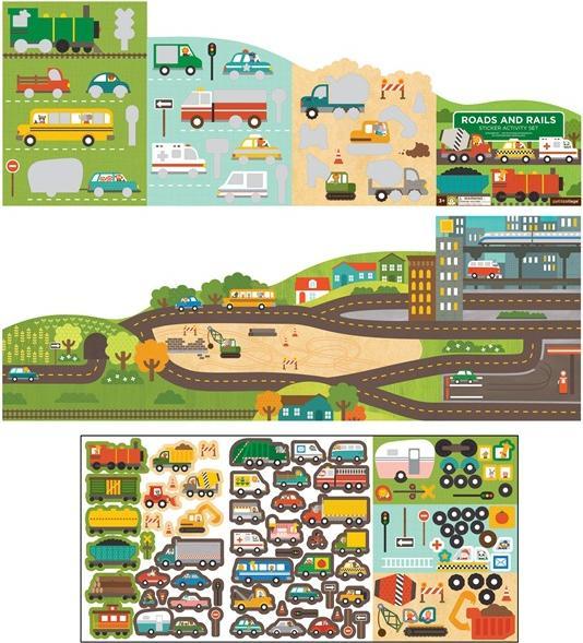 Immagine prodotto Petitcollage Sticker Activity Set Strade & Tracce SV