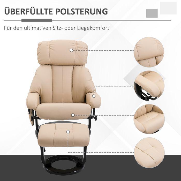 Produktbild Swisshandel24 Relaxliege mit Liegefunktion Massagesessel Fernsehsessel Liegesessel Ergonomischer Stuhl Sessel mit
