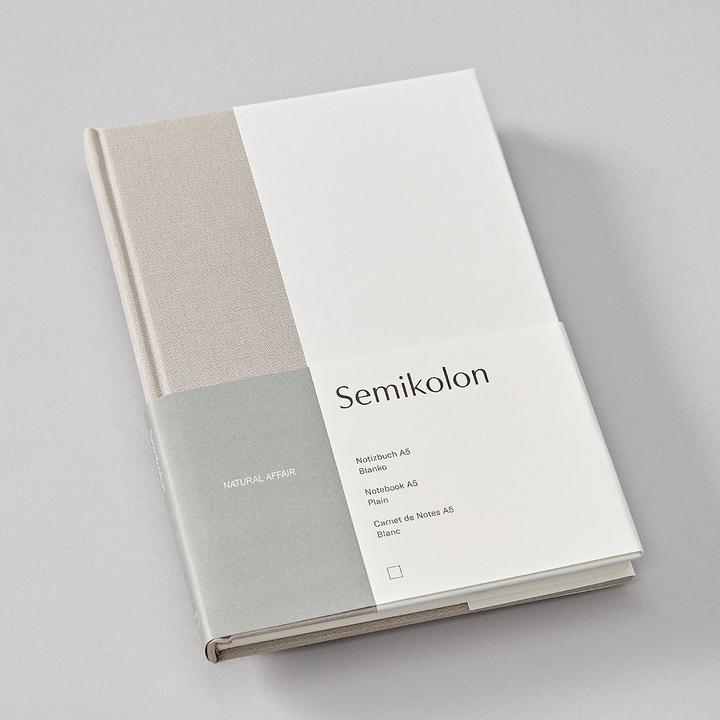 Image du produit Semikolon Carnet de notes (A5) NATURAL AFFAIR, Desert, vierge (A5)