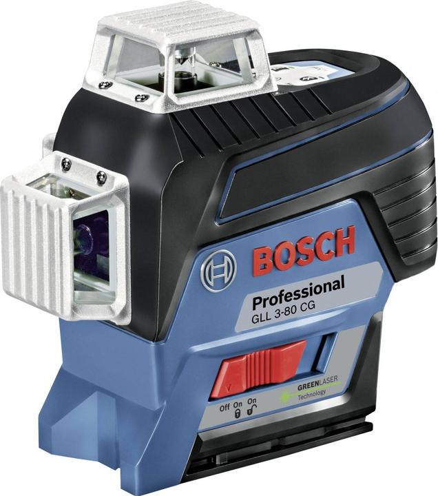 Linienlaser, L-BOXX 136, Universalhalterung BM 1 Professional, Laserzieltafel, Schnellladegerät GAL 12V 2.0Ah, Akku GBA 12V 2.0Ah