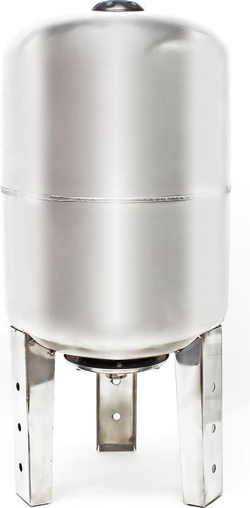 Produktbild Wiltec Edelstahl 50L Membrankessel Hauswasserwerk Ausdehnungsgefäss vertikal (Hauswasserpumpe)