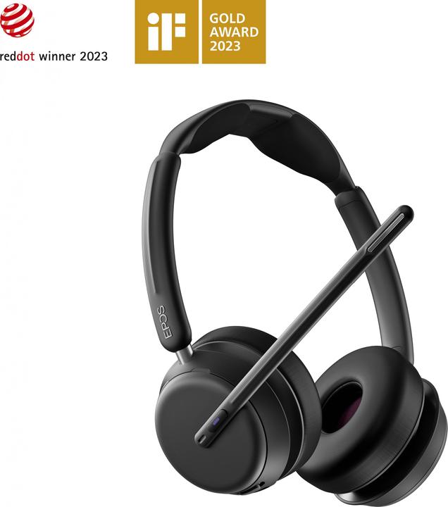 Immagine prodotto EPOS IMPACT 1061 Auricolare Bluetooth stereo con supporto per la ricarica senza contatto (Senza fili, USB-C)