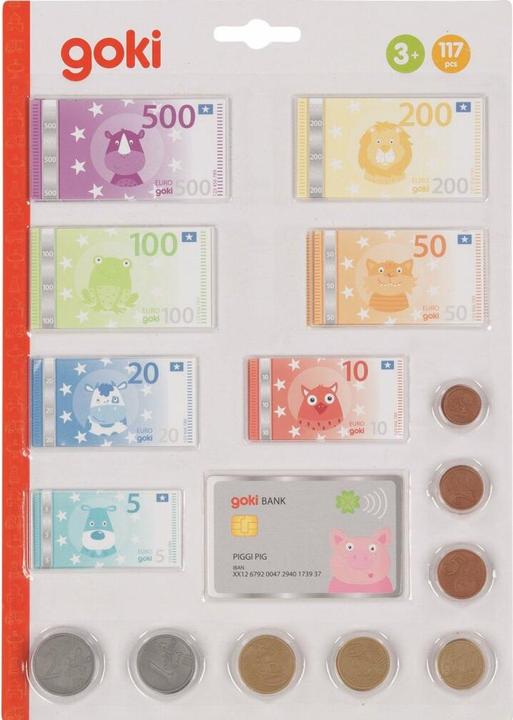 Produktbild Goki Spielgeld Tierische Taler mit Kreditkarte