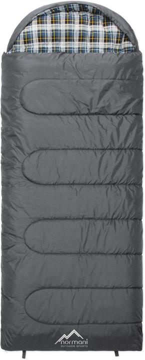 Produktbild Normani 4-in-1 Schlafsack „Antarctica“ (RV rechts) Grau (220 cm)