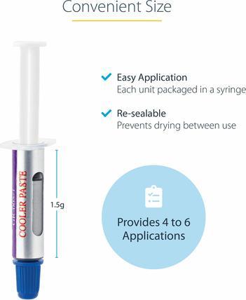 Produktbild StarTech Silvergrease1 (1.93 W/m K, 1.50 g)