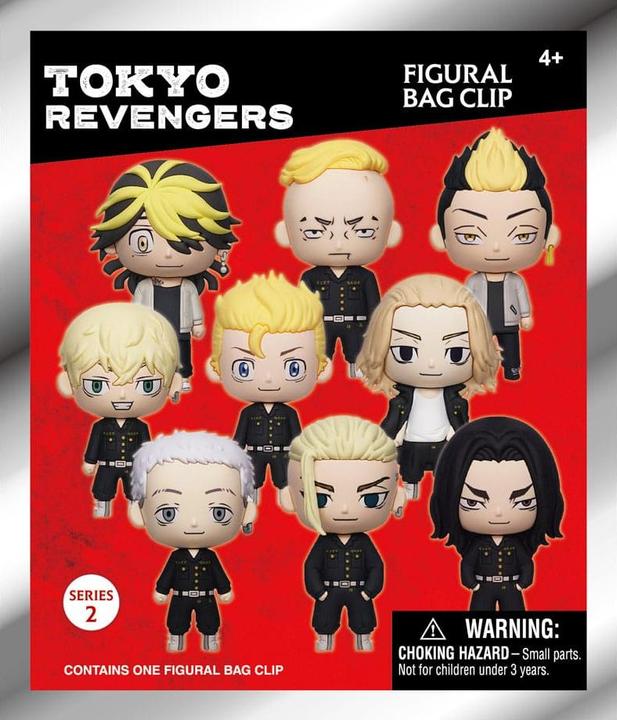 Actual product image Monogram Int. Tokyo Revengers 3D PVC bag tags Series 2 Display (24)