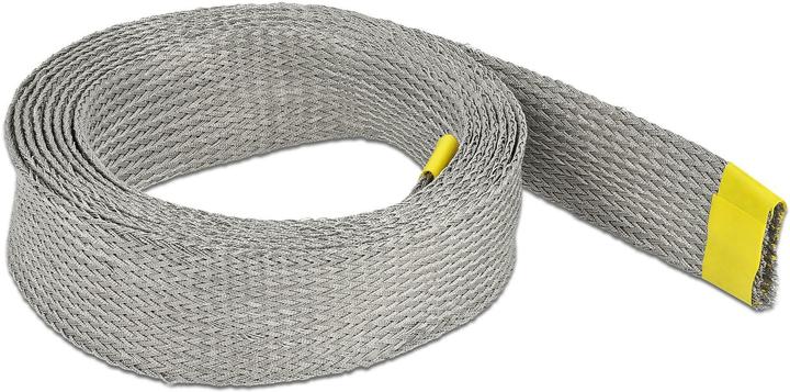 Delock Guaina per cavi per schermatura EMC 2 m x 25 mm Grigio (Tubo cavi, 200 cm)