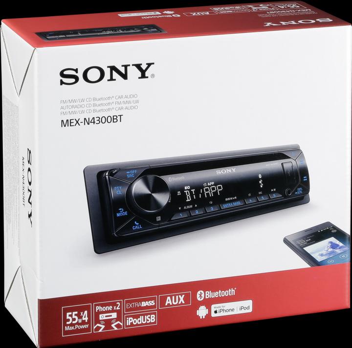Actual product image Sony MEX-N4300BT (Android car)