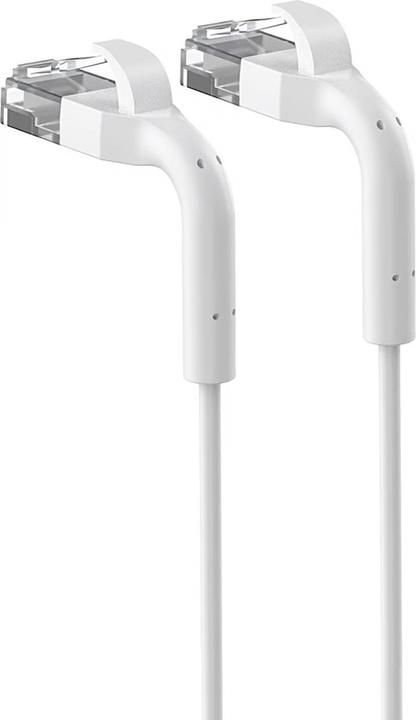 Image du produit Extralink Câble Lan Cat.6 U/Ftp 2m 1gbit Flexible Gainé Paire Blindée Cuivre Brut Blanc (CAT6, 2 m)