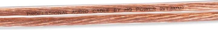 Actual product image Cables SPEAKER WIRE - TRANSPARENT - 2 x 1.50 mm² - 100 m (100 m, 1.50 mm²)