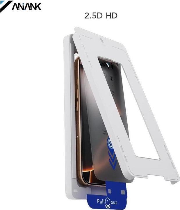 Image du produit Anank - 2.5D Panzerglas HD / Displayschutz - 2X verstärkt - mit Installationsbox für iPhone 15 Pro (Apple iPhone 15 Pro)