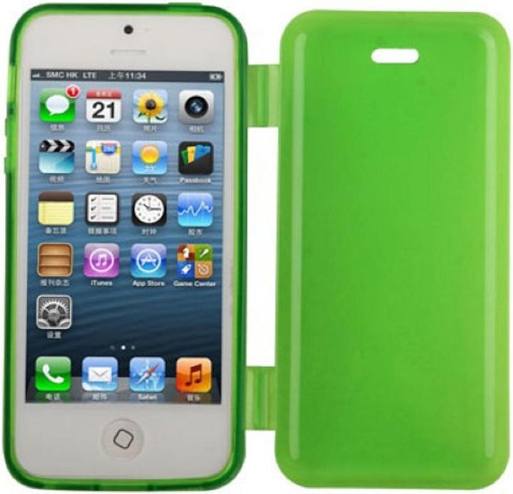 Produktbild König Design Horizontal Klapphülle TPU Handyhülle für iPhone 5 & 5s (Apple iPhone 5)